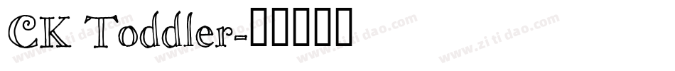 CK Toddler字体转换